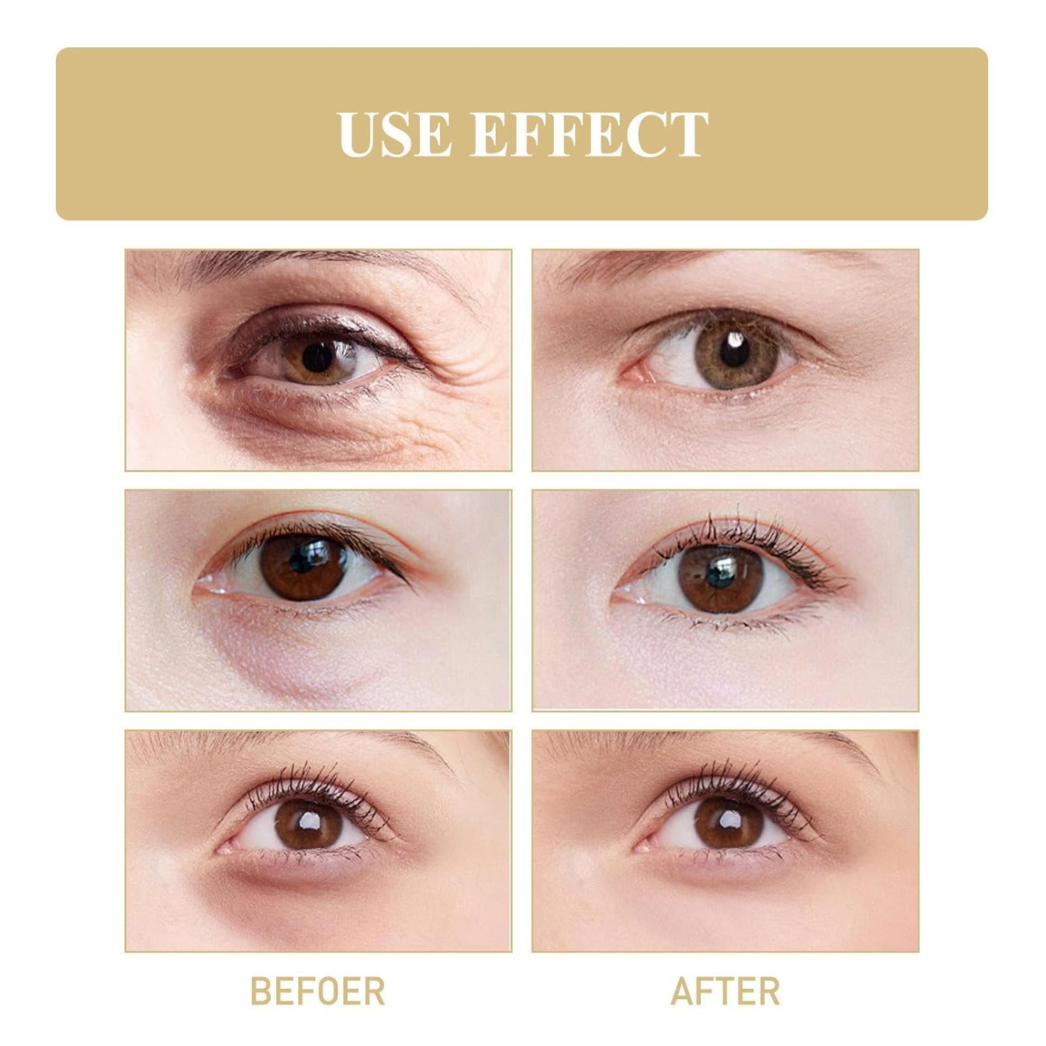 Firming Eye Cream, Instant Firming Eye Cream Against Bags | 1.05 oz Light Eye Essence Cream Firming for Removing Eye Bags, Dark Circles and Puffiness Odavom