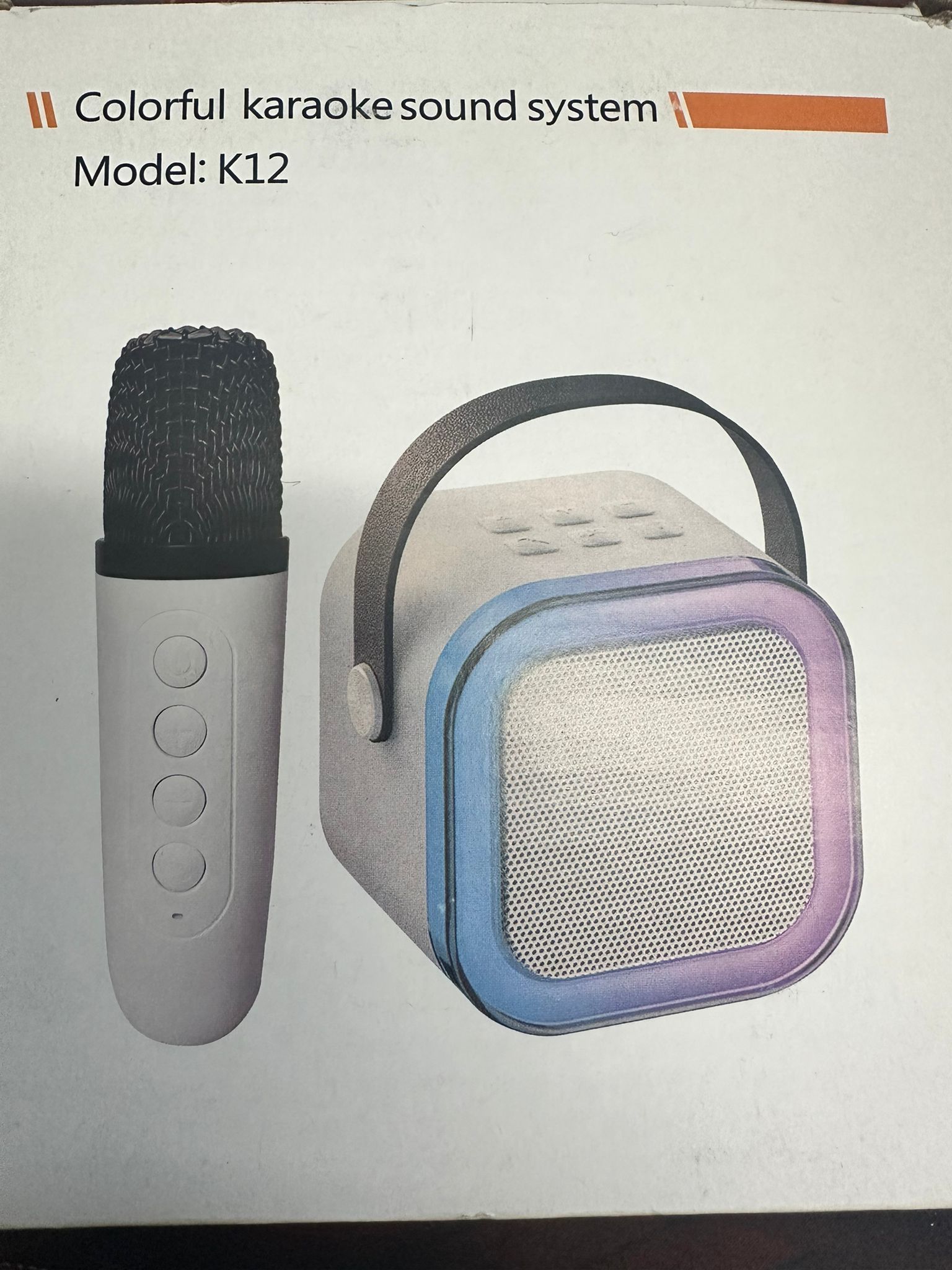 K12-COLORFUL KARAOKE SOUNDS SYSTEM