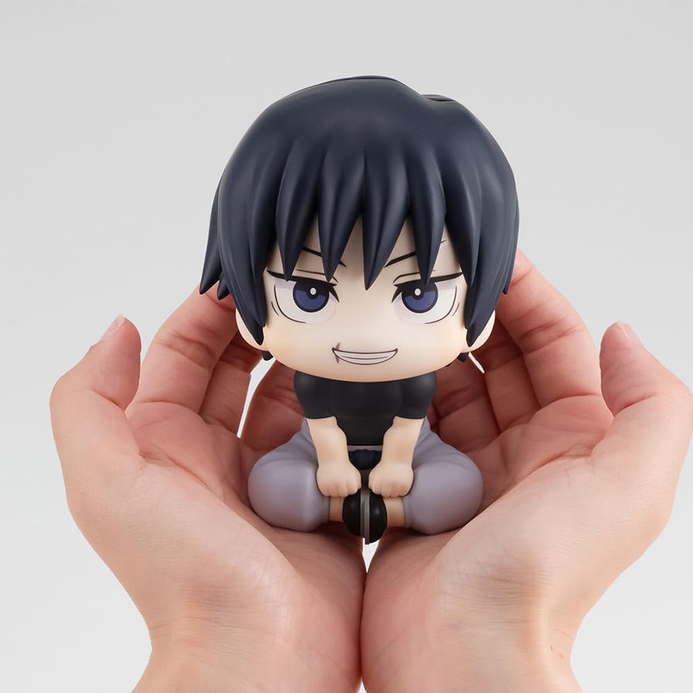 Anjinguang Geto Suguru Fushiguro Toji Figure Statue Anime Action Figur 10cm Mini Look Up Figuren Desktop Decoration Model Collection Gifts for Fans