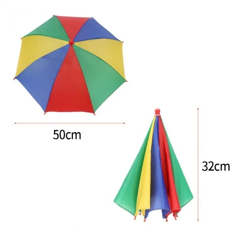 Children Outdoor Creative Sunshine Umbrella Foldable Windproof Fishing Hiking Beach Camping Sun Protecto Head Hats