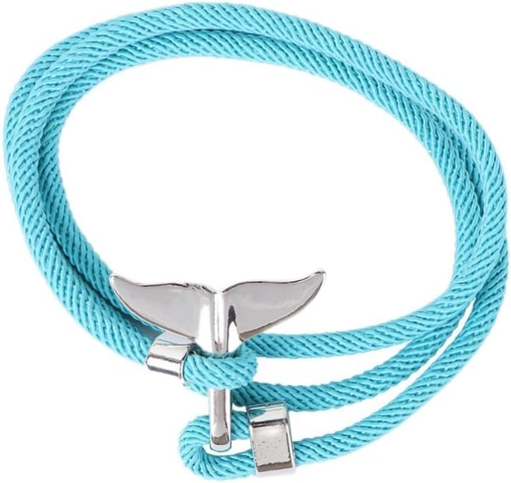 VALICLUD 3 Pcs Whale Tail Bracelet Couple Wrist Wraps Daily Wearing Accessory Line Bracelet Rope Cuff Bracelet Hand Ornament Bracelets Stylish Bracelet Silica Gel Jewelry Lovers Do Not Fade