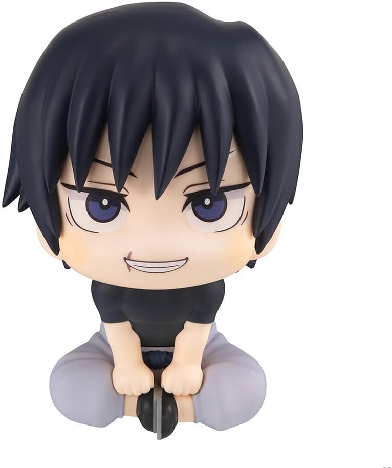 Anjinguang Geto Suguru Fushiguro Toji Figure Statue Anime Action Figur 10cm Mini Look Up Figuren Desktop Decoration Model Collection Gifts for Fans