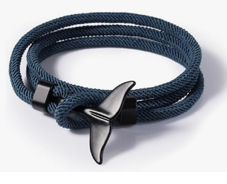 VALICLUD 2Pcs Whale Tail Bracelet Couple Wrist Wraps Daily Wearing Accessory Line Bracelet Rope Cuff Bracelet Hand Ornament Bracelets Stylish Bracelet Silica Gel Jewelry Lovers Do Not Fade