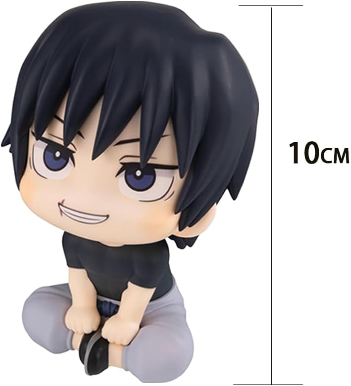 Anjinguang Geto Suguru Fushiguro Toji Figure Statue Anime Action Figur 10cm Mini Look Up Figuren Desktop Decoration Model Collection Gifts for Fans
