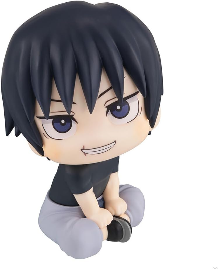 Anjinguang Geto Suguru Fushiguro Toji Figure Statue Anime Action Figur 10cm Mini Look Up Figuren Desktop Decoration Model Collection Gifts for Fans
