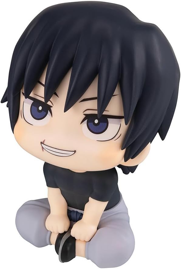 Anjinguang Geto Suguru Fushiguro Toji Figure Statue Anime Action Figur 10cm Mini Look Up Figuren Desktop Decoration Model Collection Gifts for Fans