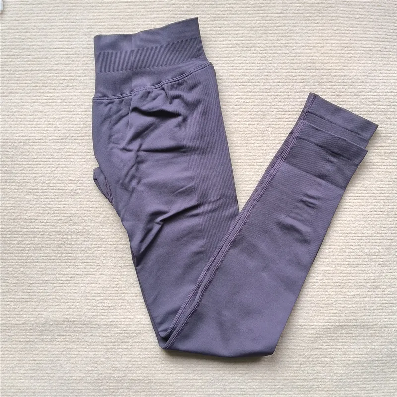 Seamless Sporty Leggings High Impact Yoga Leggings Fitness Pants Butt Lifting Tights Tummy Control Squat Proof Workout Tights