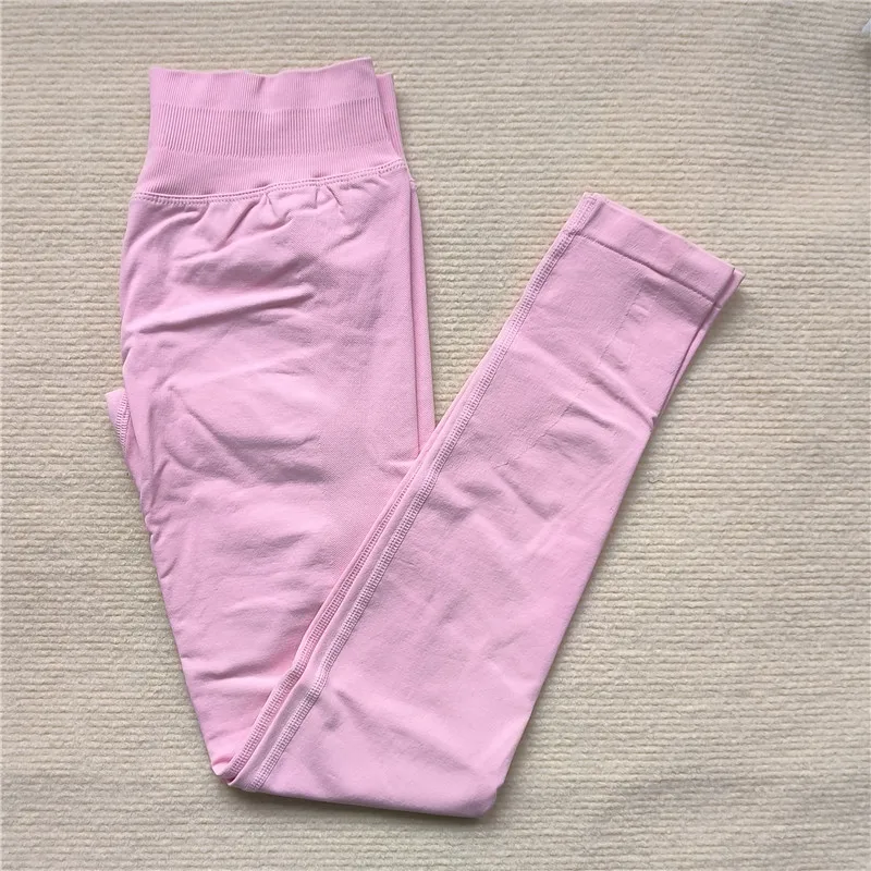 Seamless Sporty Leggings High Impact Yoga Leggings Fitness Pants Butt Lifting Tights Tummy Control Squat Proof Workout Tights