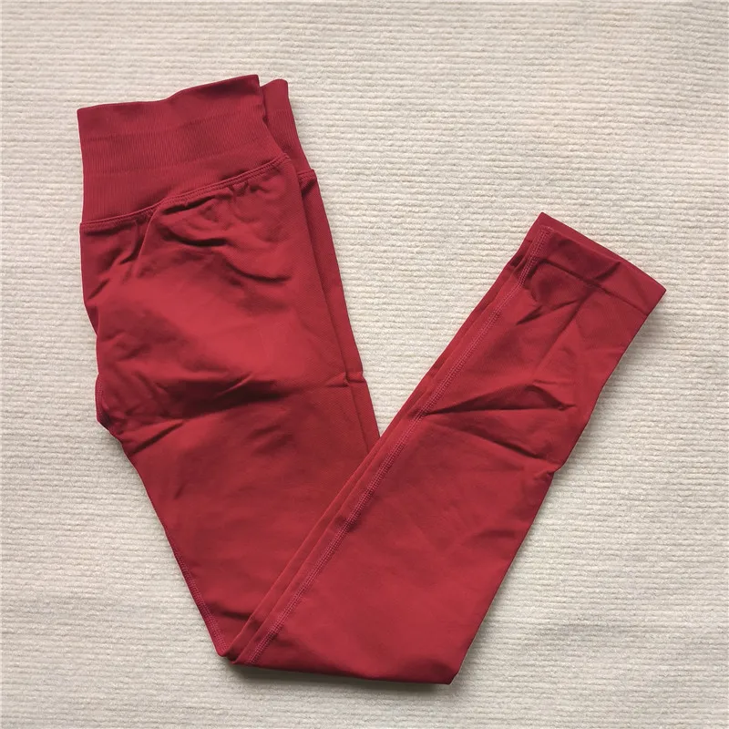 Seamless Sporty Leggings High Impact Yoga Leggings Fitness Pants Butt Lifting Tights Tummy Control Squat Proof Workout Tights