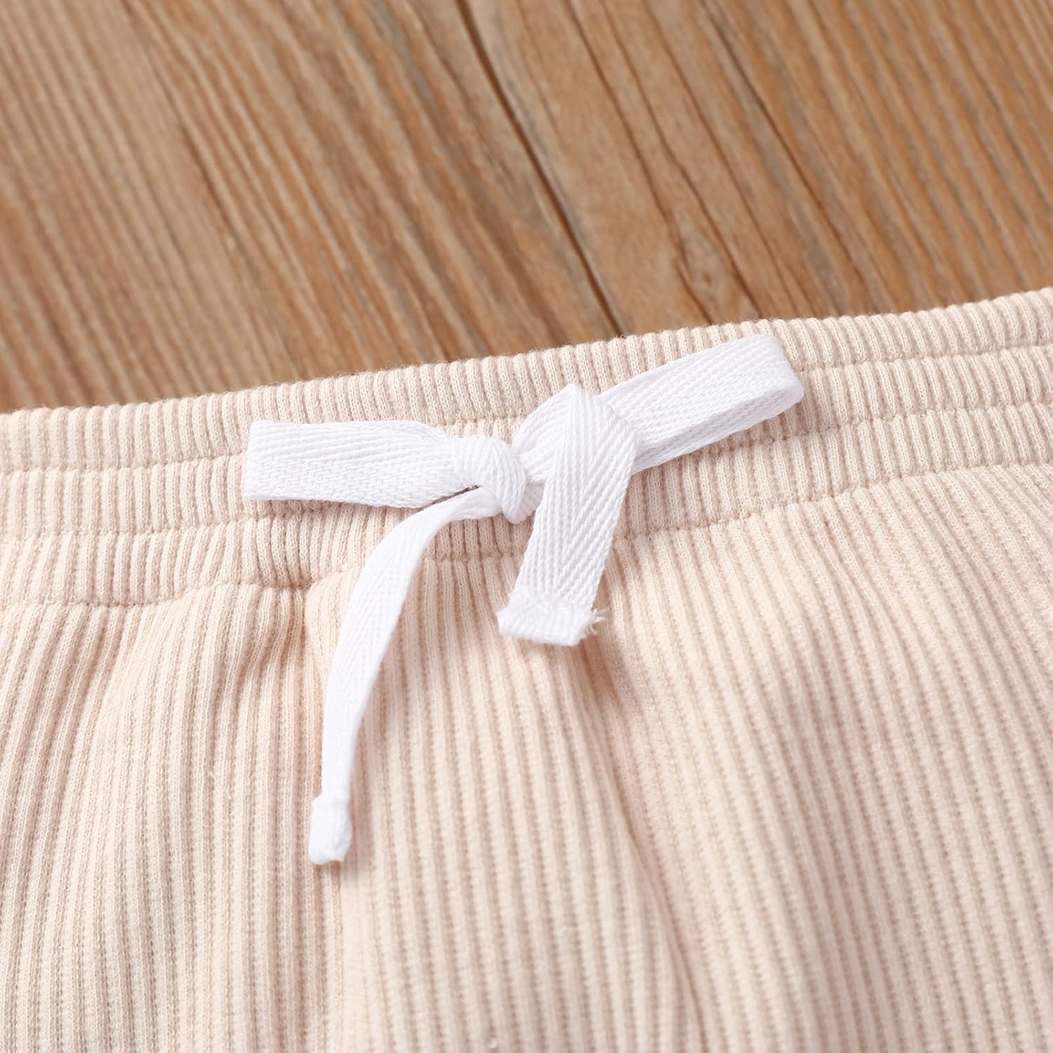 MaNMaNing Baby Boys Clothes Set Newborn Infant Baby Girls Boys Winter Ribbed Long Sleeve Bear Prints Shirt Tops Trousers 2Pcs Outfits Clothes Set Baby Girl Clothes