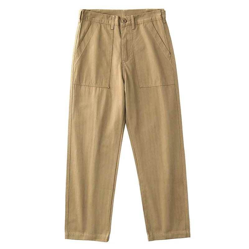 Spring and Autumn New American Retro Tooling Pants Men's Fashion Army Green OG107 Military Pants Loose Casual Straight Overalls
