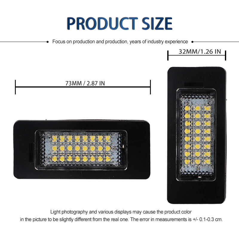 Car LED Number License Plate Lights For BMW 3 1 series 128i E90 sedan 325i 325xi 328i 335i xDrive 328xi 330i 330xi 335d 335xi