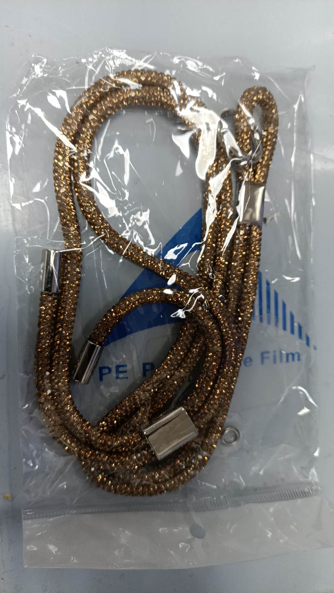 Glitter Flashy Rhinestone Cell Phone Charm Lanyard  for iPhone Diamond Crystal Phone Wrist Straps Keychain Hanging Anti-lost Rop