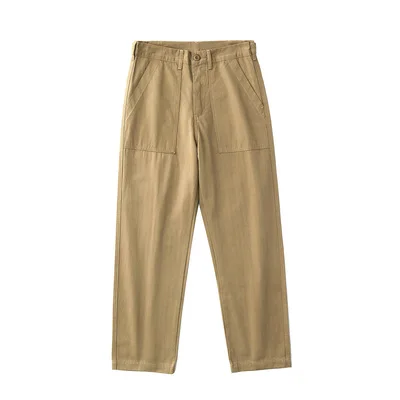 Spring and Autumn New American Retro Tooling Pants Men's Fashion Army Green OG107 Military Pants Loose Casual Straight Overalls