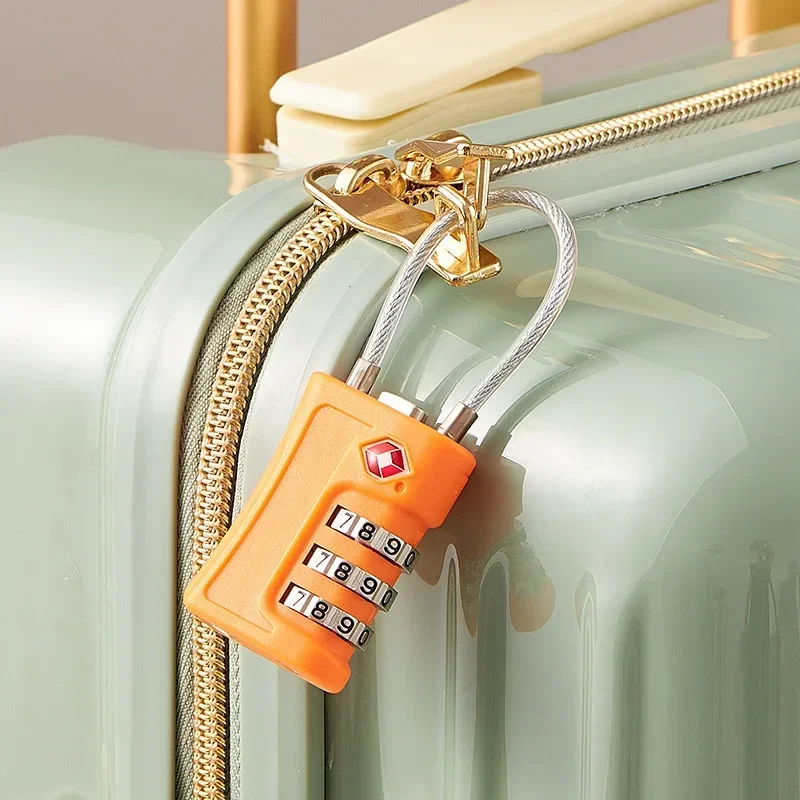 New TSA Customs Colorful Code Lock for Travel Luggage Password Changeable Lock Contrast Color Design Padlock Cabinet Locker