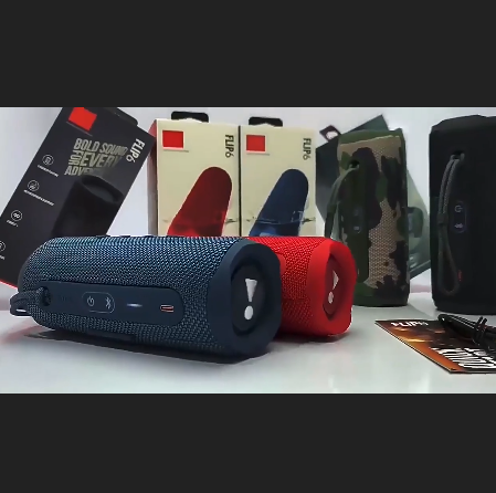 New Flip 6 Speaker Waterproof Wireless Speaker Outdoor BT Portable Speaker RGB Flip6 Battery Usb Multi Plastic Technology TYPE-C