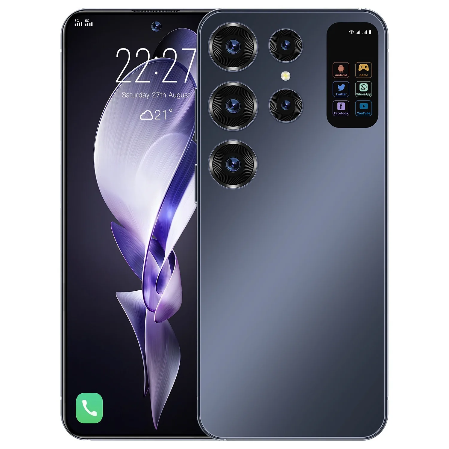 High Configuration smart phone S24 Ultra 5G Upgrade 22GB+2TB Large Memory Smart Phone 5 Cameras Unclocked Android  Cellphones
