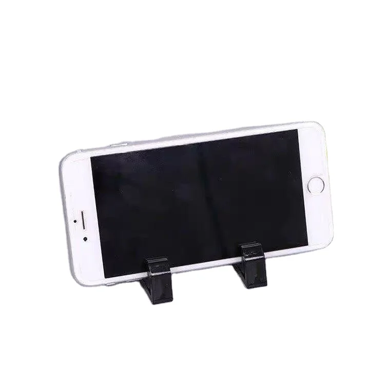 Clear/Black Phone Stand Plastic Display Easel Sublimation Rock/Photo Frame Display Holder