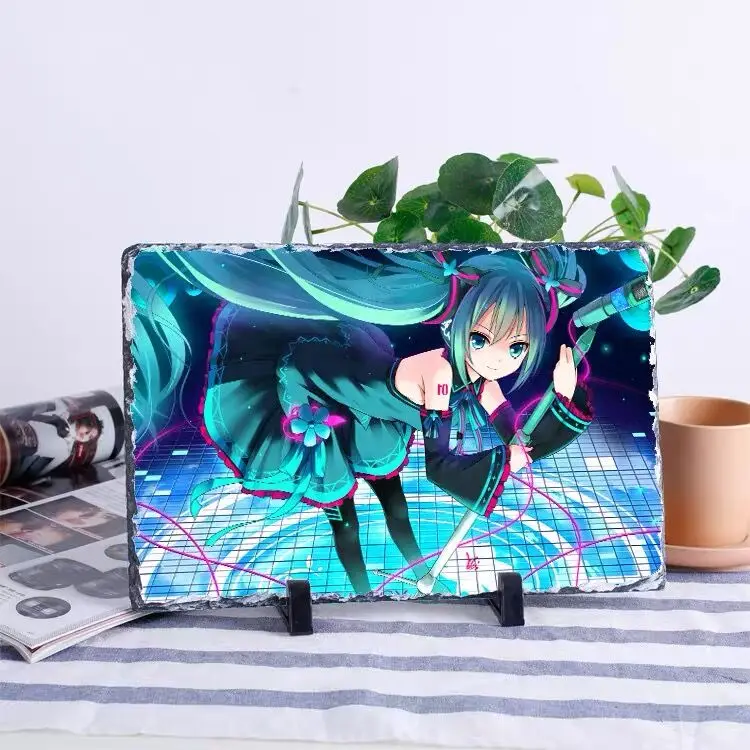 Clear/Black Phone Stand Plastic Display Easel Sublimation Rock/Photo Frame Display Holder