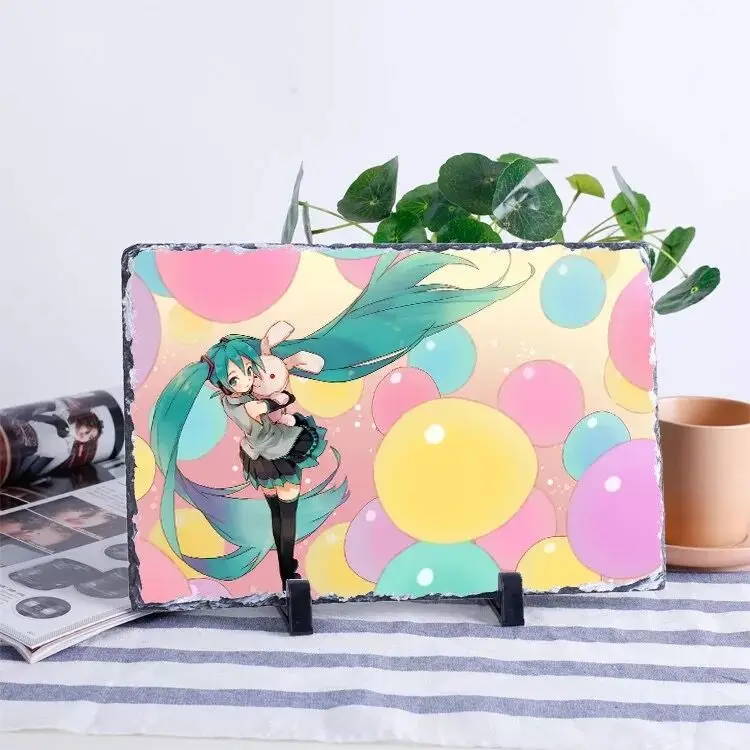 Clear/Black Phone Stand Plastic Display Easel Sublimation Rock/Photo Frame Display Holder