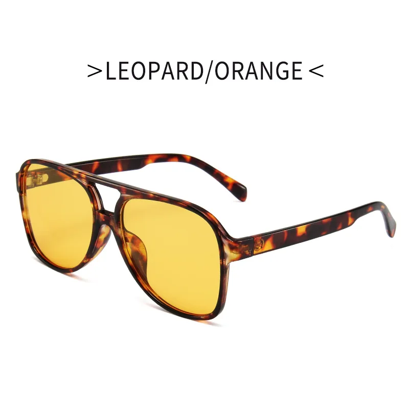 Vintage Double Bridge Square Aviation Sunglasses 2023 Women Men Retro Sun Shades Logo Custom Glasses 2024