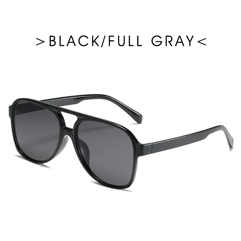 Vintage Double Bridge Square Aviation Sunglasses 2023 Women Men Retro Sun Shades Logo Custom Glasses 2024