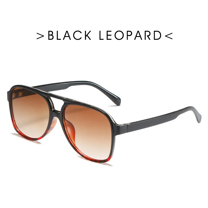 Vintage Double Bridge Square Aviation Sunglasses 2023 Women Men Retro Sun Shades Logo Custom Glasses 2024