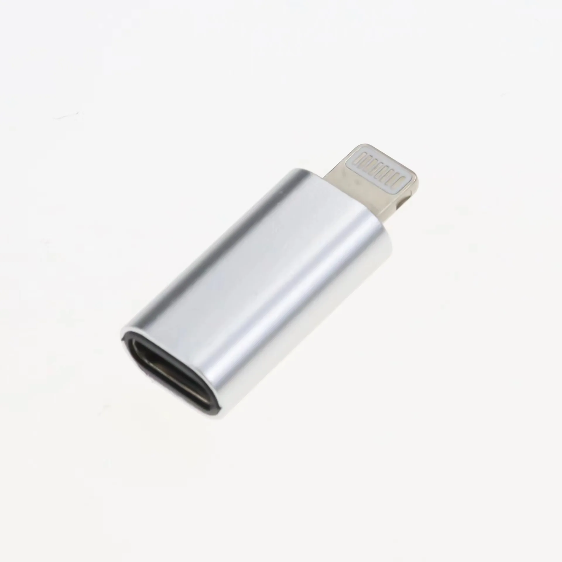 Aluminum USB C Type-C female to iPhone 8pin male charging data adapter Android phone lightning conversion head phone connector