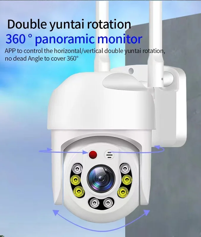 Hot price cheap outdoor waterproof voice intercom wireless HD network wifi camera full color night vision body tracking camera