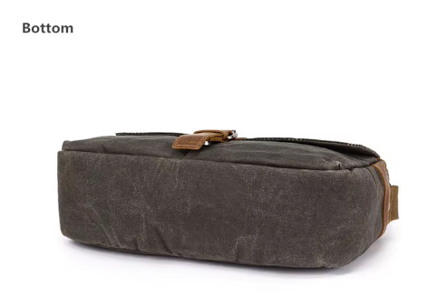 Retro Waterproof Camera Bag Photography Packages Dslr coffee color Shoulder Sling Case for Sony Nikon Canon Canvas Mini Single Messenger