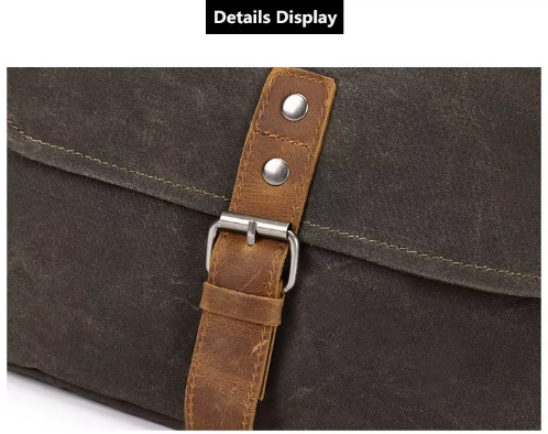 Retro Waterproof Camera Bag Photography Packages Dslr coffee color Shoulder Sling Case for Sony Nikon Canon Canvas Mini Single Messenger