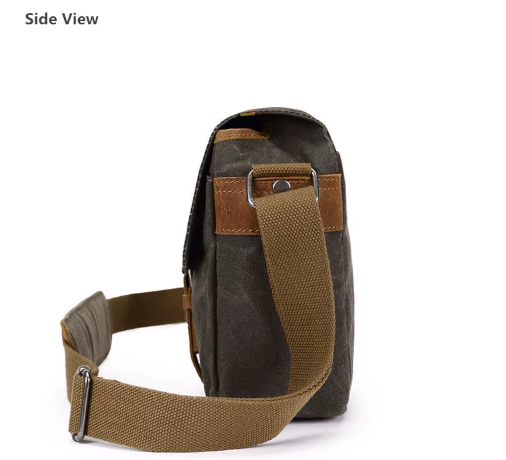 Retro Waterproof Camera Bag Photography Packages Dslr coffee color Shoulder Sling Case for Sony Nikon Canon Canvas Mini Single Messenger