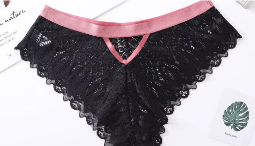 high cut Lace Panties Good Quality Womens Breathable Soft tummy control Briefs Scallop Thong 2024 new lace panties thong