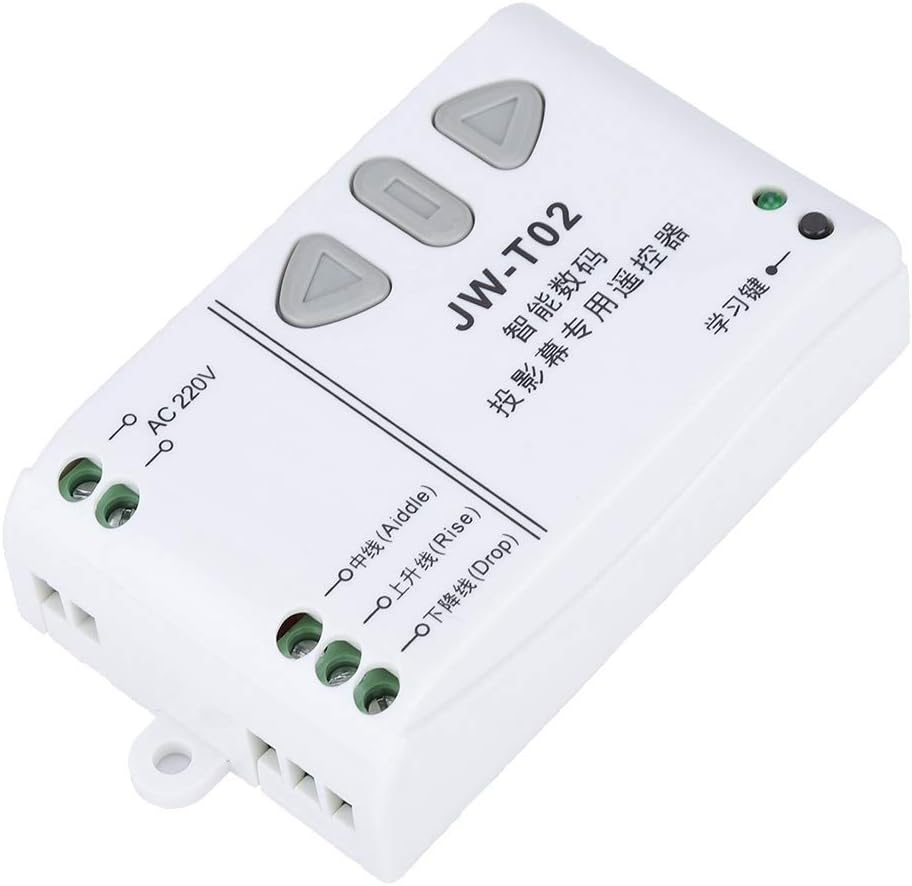 Projector Screen Switch, Universal Projection Screen Wireless Remote Control Switch Up Down Reversing Controller(433MHZ)