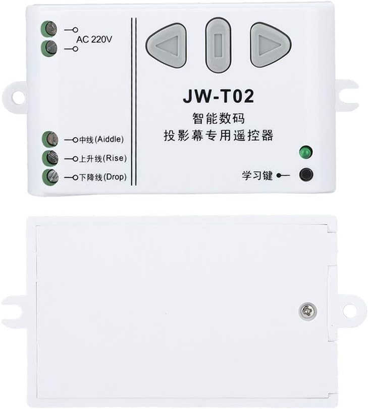 Projector Screen Switch, Universal Projection Screen Wireless Remote Control Switch Up Down Reversing Controller(433MHZ)