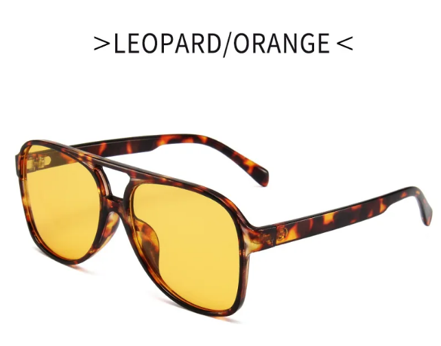 Vintage Double Bridge Square Aviation Sunglasses 2023 Women Men Retro Sun Shades Logo Custom Glasses 2024