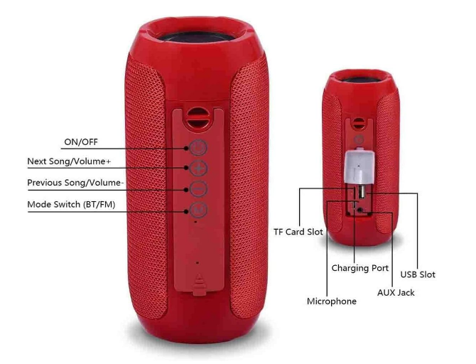 TG117 USB Player Waterproof BT Portable Speaker Super Quality Outdoor Wireless Speaker