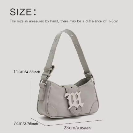 White colour only Fashion Metal Sheet Tote Bags for Women Luxury Handbag Large Capacity Pu Leather Shoulder Messenger Bag Female Armpit Bag