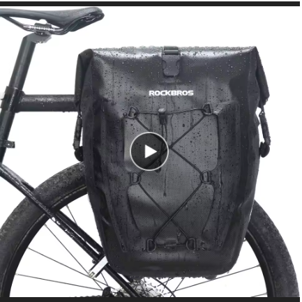 Bike Pannier Bag  100% Waterproof Rear Rack Bike Bag Bicycle Bag for Rear Carrier Bike Handbag for Cycling Touring Travelling