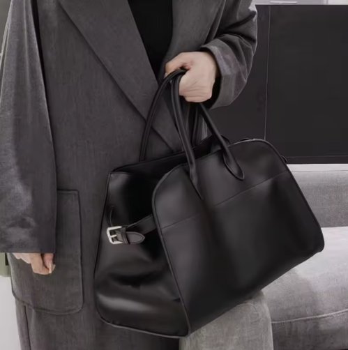 Suede Handbag for Women Nubuck Cow Leather Large Capacity Casual Tote Bag Solid Commute