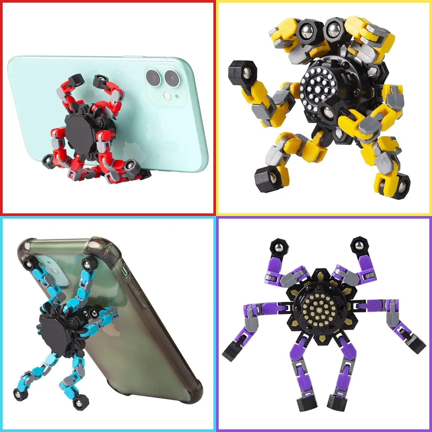 Deformed Spinner Chain Toys For Children Antistress Hand Spinner Vent Fidget Toys Adult Stress Relief Fidget Sensory Gyro Gift