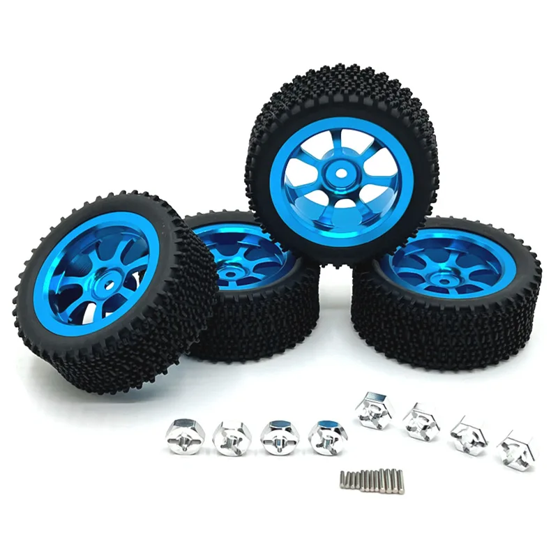4PCS Metal Wheels Upgrade Hub Rim for Hyper GO MJX 14301 14302 14303 WLtoys 1/14 1/12 Upgrade Parts Rc Model Crawler Car BUGGY