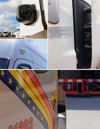 iPoster 4PIN CCD Color Side Rear View Camera 5 IR LED Night Vision Waterproof Metal Case For Truck Caravan Rv Bus Trailer Van