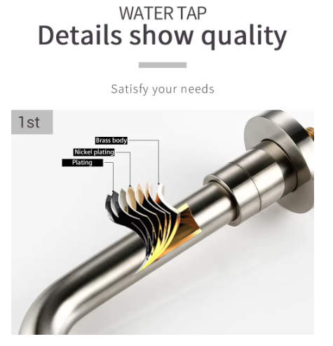 Bagnolux Basin Sink Faucet Bathroom Water Tap Spout Smesiteli Brass Brushed Chrome Vanity Tapware