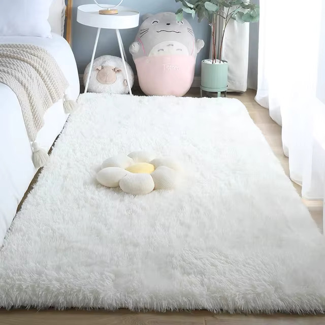Plush Carpet Soft Fluffy Living Room Bedroom Mat Home Decor Children's Room Baby Crawling Non-Slip Floor Mat