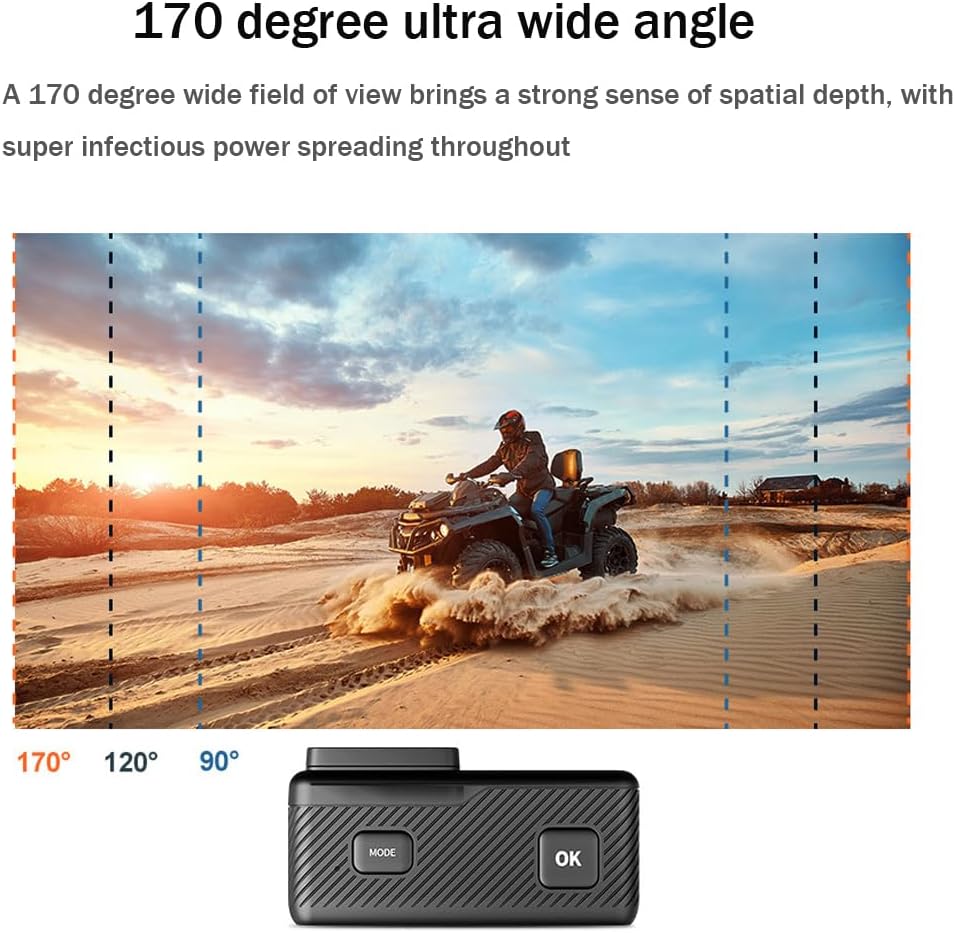 BSLVWG Action Camera, Native 5K 30FPS 20MP,30M Waterproof Underwater Camera,2”Big Touchscreen,EIS, External Mic,Vlog Camera,Remote Control and Helmet Accessories Kit