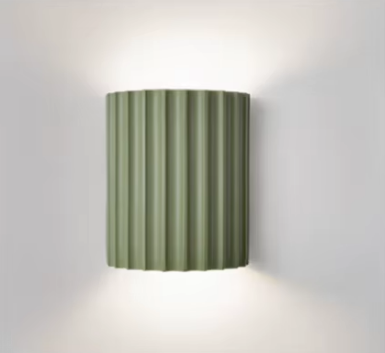 Dropshipping Nordic LED Wall Lamp Modern Macarone Resin Wall Lights Bedroom Bedside Home Decor Background Wall Lighting Fixtures