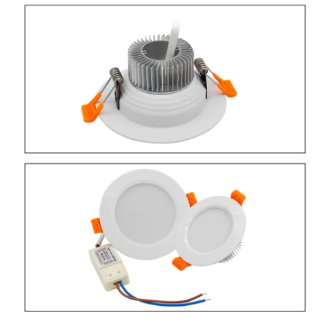 White Housing LED Recessed Downlight High Bright SMD 5730 3000K/4000K/6000K Ceiling Spot Lamp Home Indoor Lighting AC 220V