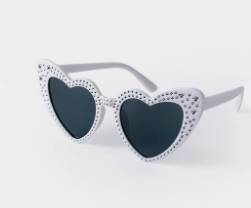 Rhinestone Heart Shaped Love Sunglasses Vintage Wedding Bridal Shower Party Gifts Bachelorette Party Hen Night Bar Supplies