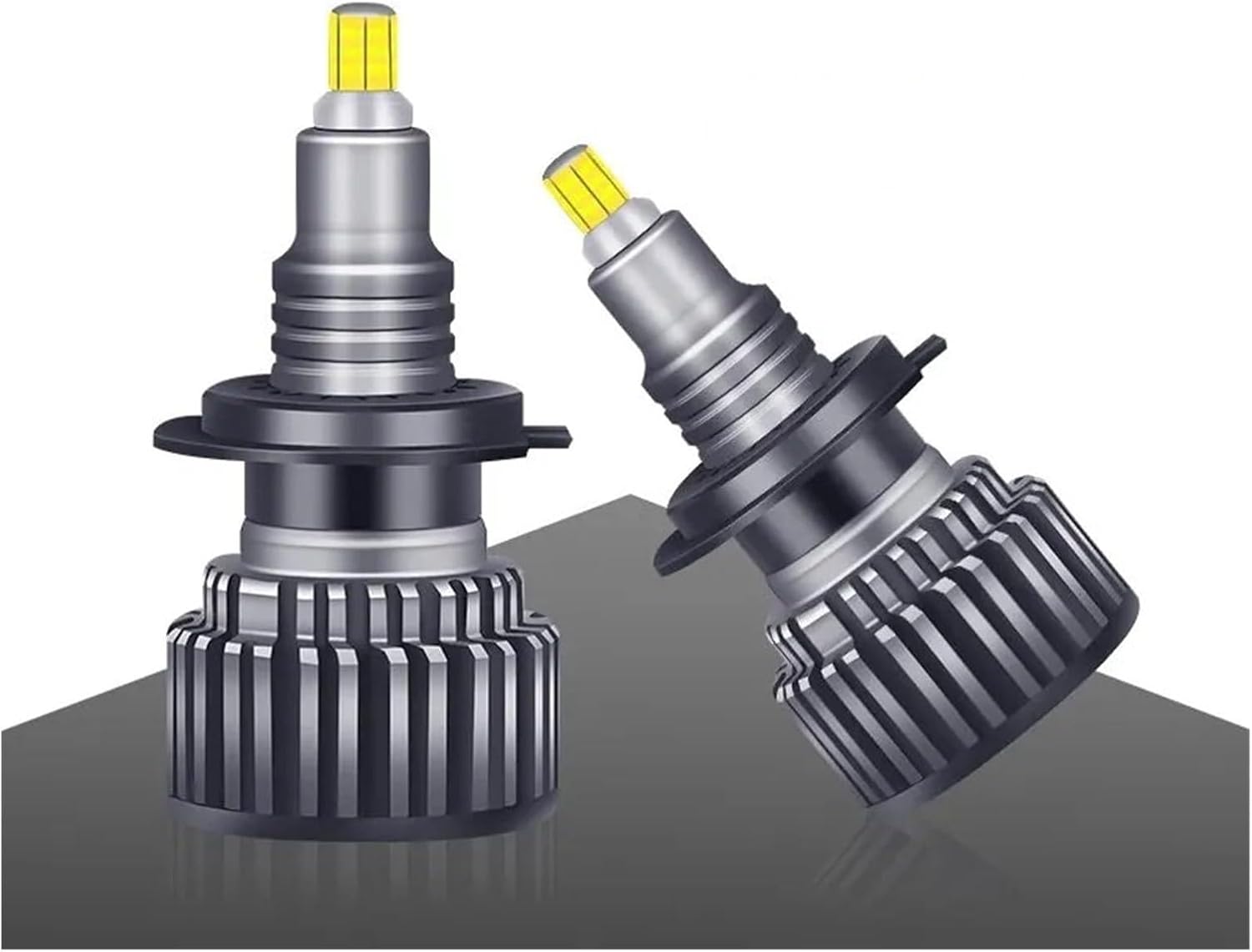 REDLEO H7 Led Bulb Canbus H1 H8 H9 H11 Fog Lights 9006 Hb4 9005 Hb3 Led Lamps 360 20000LM 60W 3D Auto 6000K Super Mini Diodes (Color : 6000K positive White Light, Size : 9006/HB4)